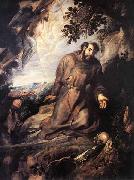 Peter Paul Rubens St Francis of Assisi Receiving the Stigmata oil painting reproduction